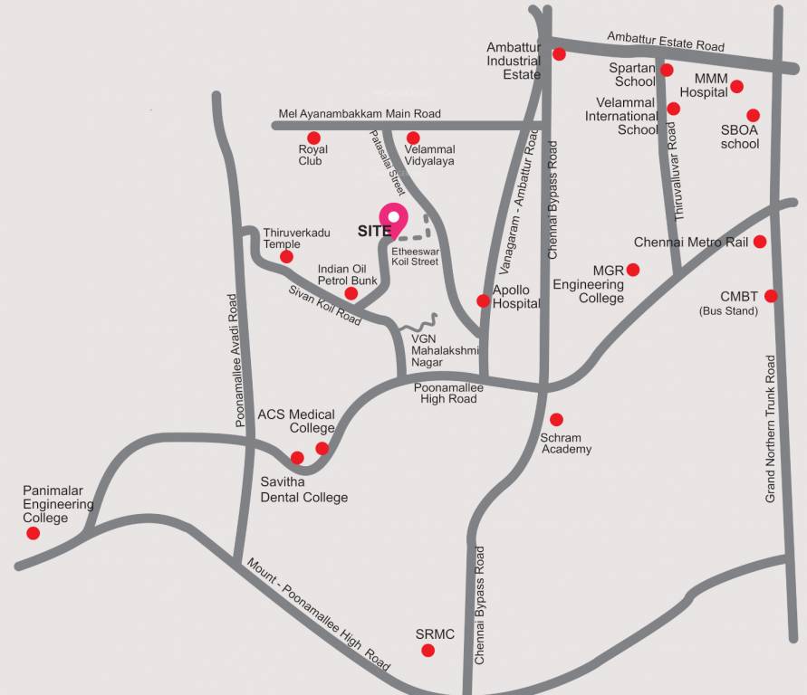  meadows phase ii Location Plan