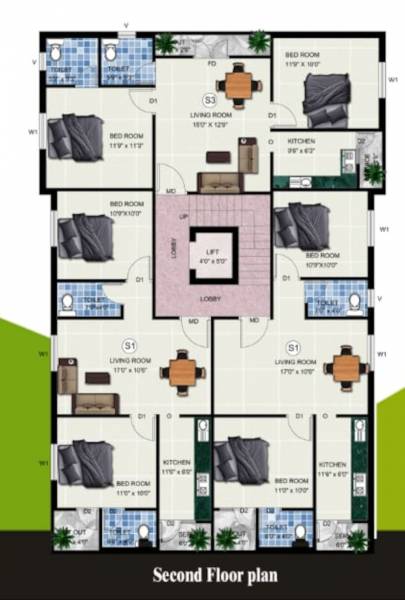  vimala-nagar Vimala Nagar Cluster Plan for 1st Floor