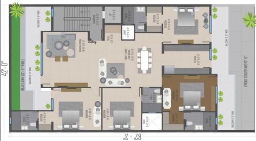 Kings Floor Cluster Plan from 1st to 4th Floor kings-floor Kings Floor Cluster Plan from 1st to 4th Floor