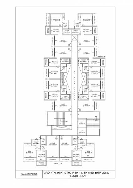  vihar Wing A Cluster Plan