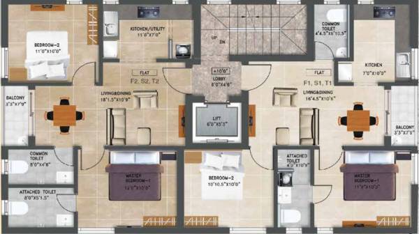  lahana Lahana Typical Cluster Plan