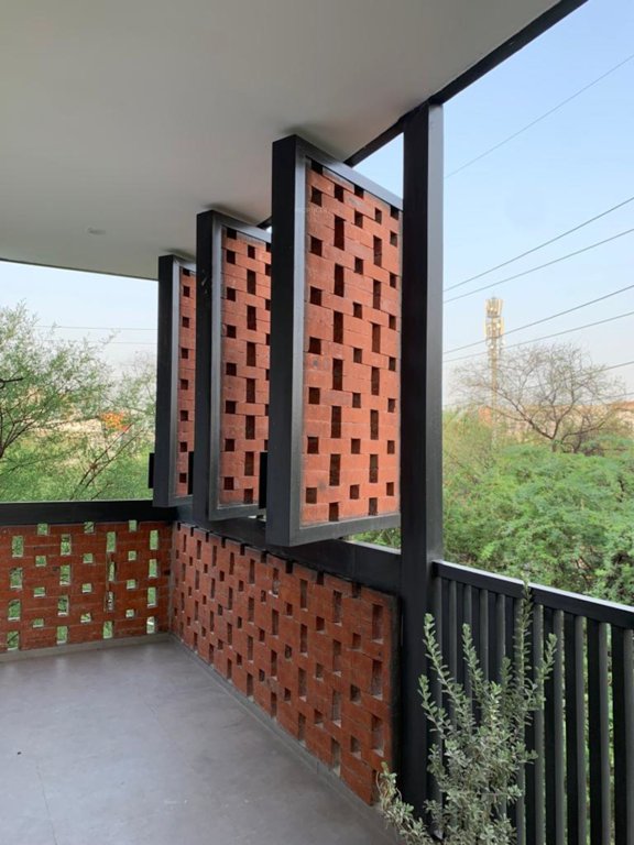  modern independent floor 27 Balcony