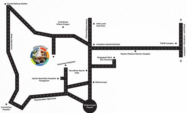  gokulam Location Plan