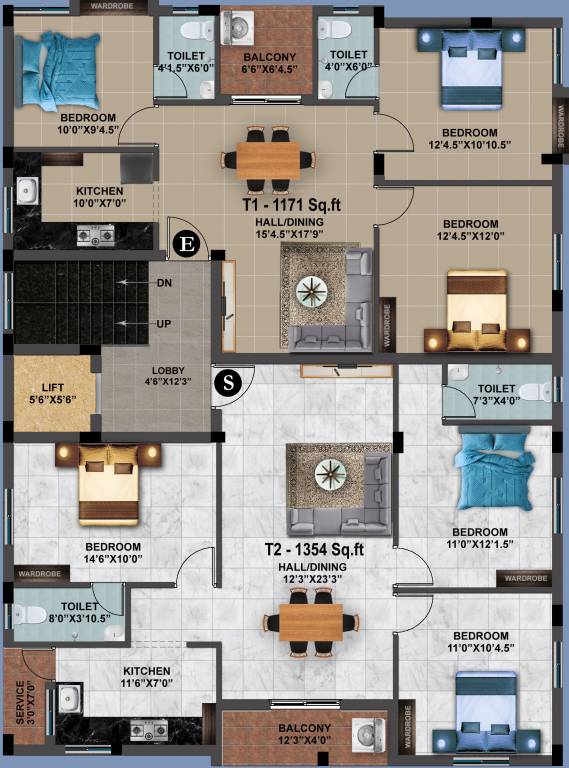 nyra MP Nyra Cluster Plan For 3rd Floor