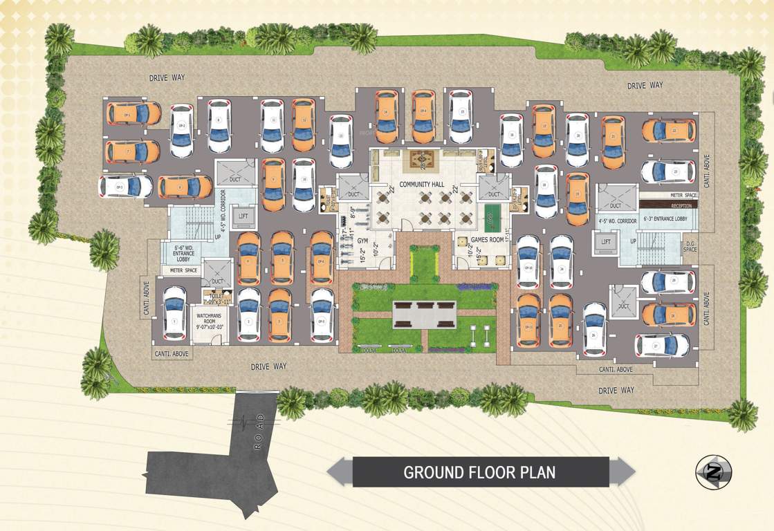  aashray pingaljyoti Aashray Pingaljyoti Cluster Plan For Ground Floor