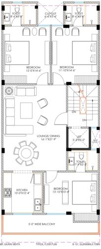 Evank Homes Cluster Plan from 1st to 4th Floor homes Evank Homes Cluster Plan from 1st to 4th Floor