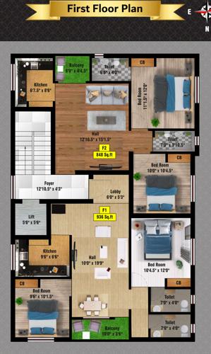  sai-sliver-spring Sai Sliver Spring Cluster Plan for 1st Floor