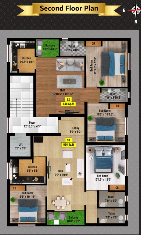  sai sliver spring Sai Sliver Spring Cluster Plan for 2nd Floor