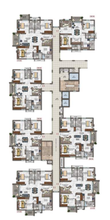  callisto Tower 4 Cluster Plan