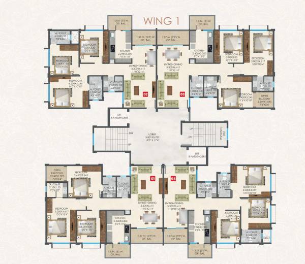  sdpl-om-ii Wing 1 Cluster Plan