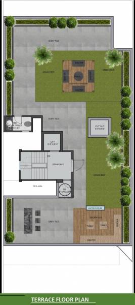  estates-2 Millennial Estates 2 Terrace Cluster Plan