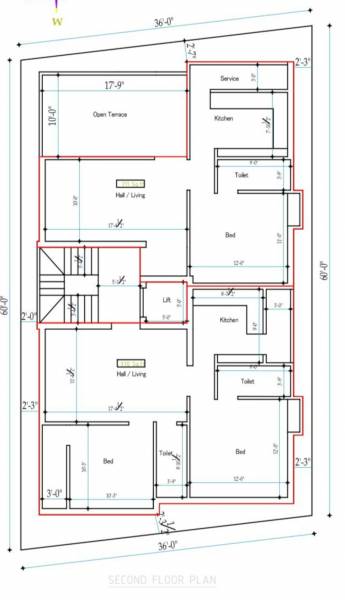 radha Radha Cluster Plan for 2nd Floor