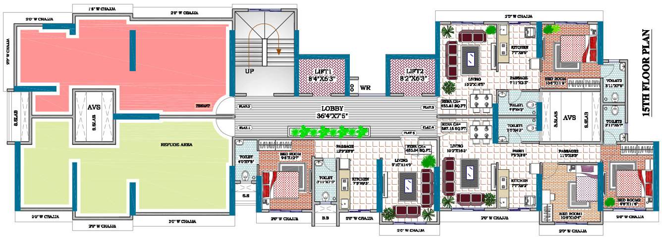  unique pride Unique Pride Cluster Plan for 15th Floor