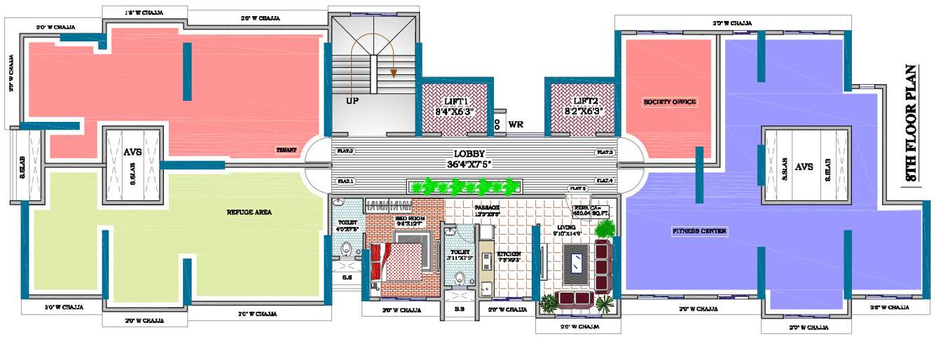  unique pride Unique Pride Cluster Plan for 8th Floor