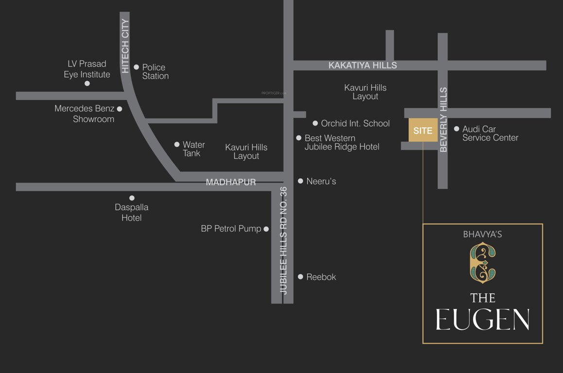  the eugen Location Plan