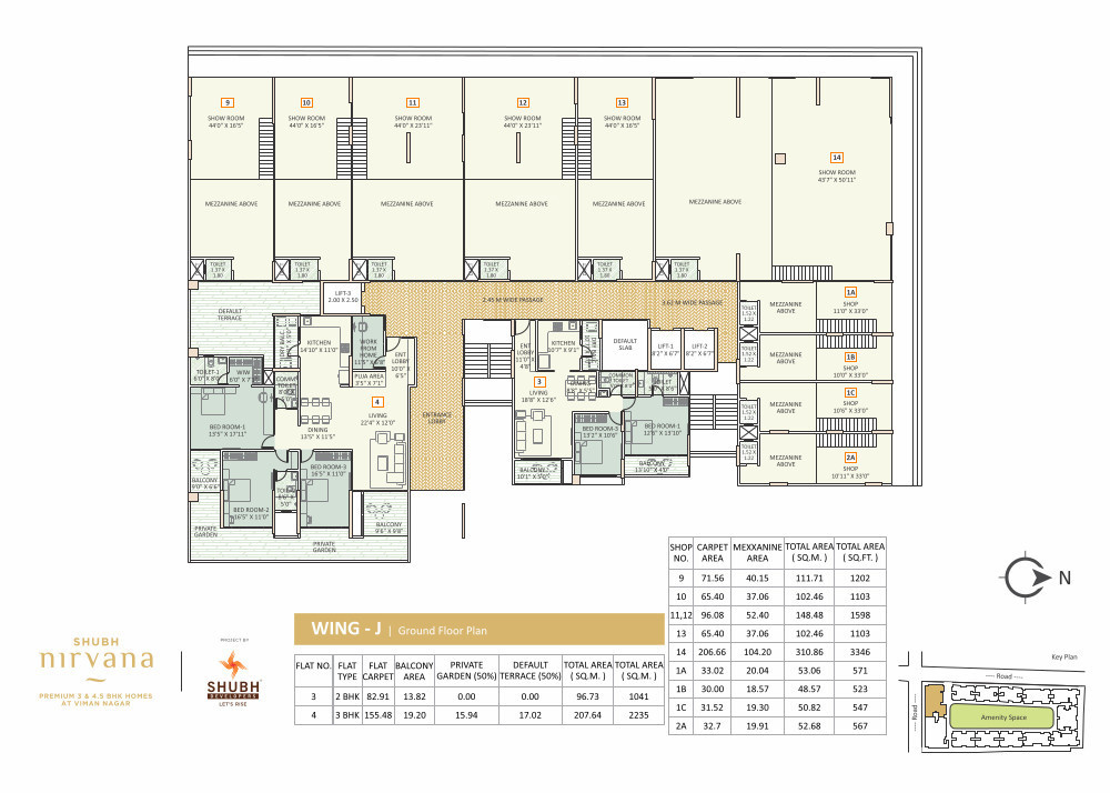  shubh nirvana Wing G Cluster Plan