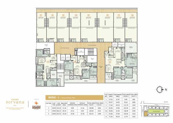 Wing G Cluster Plan shubh-nirvana Wing G Cluster Plan