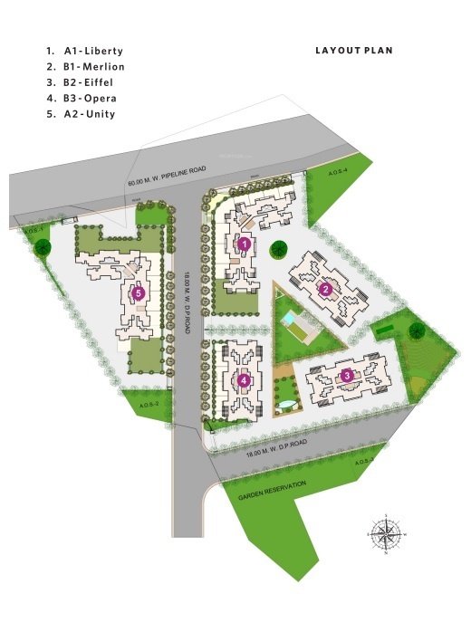  global city Layout Plan