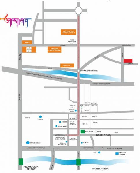 Location Plan aalayam-villas Location Plan