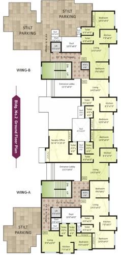  kurlai-complex Shree Kurlai Complex Building No 02 Wing A And B Cluster Plan for ground Floor
