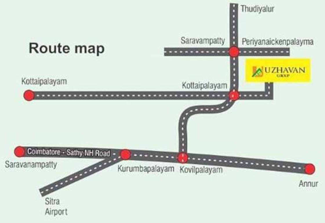  sri senthur happy homes Location Plan