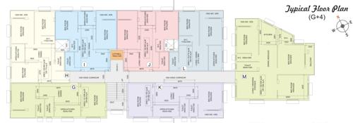  century-mansion Block 2 Cluster Plan From 1st to 4th Floor