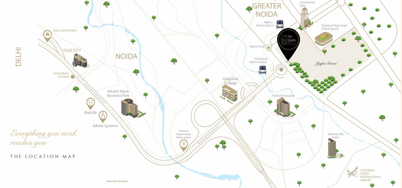  the islands Location Plan