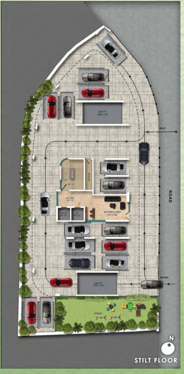  crest Ekta Crest Cluster Plan