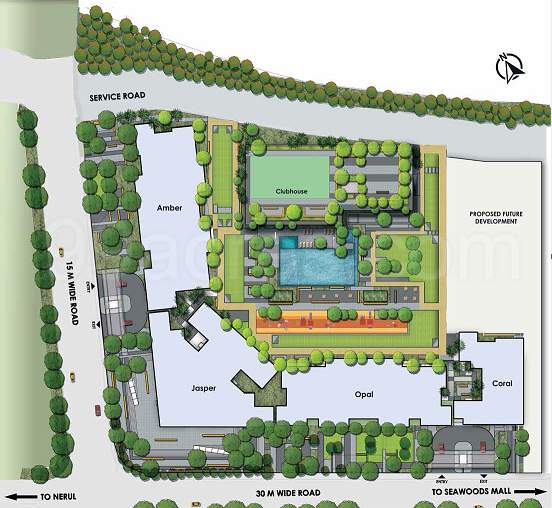 seawoods coral at west square Master Plan