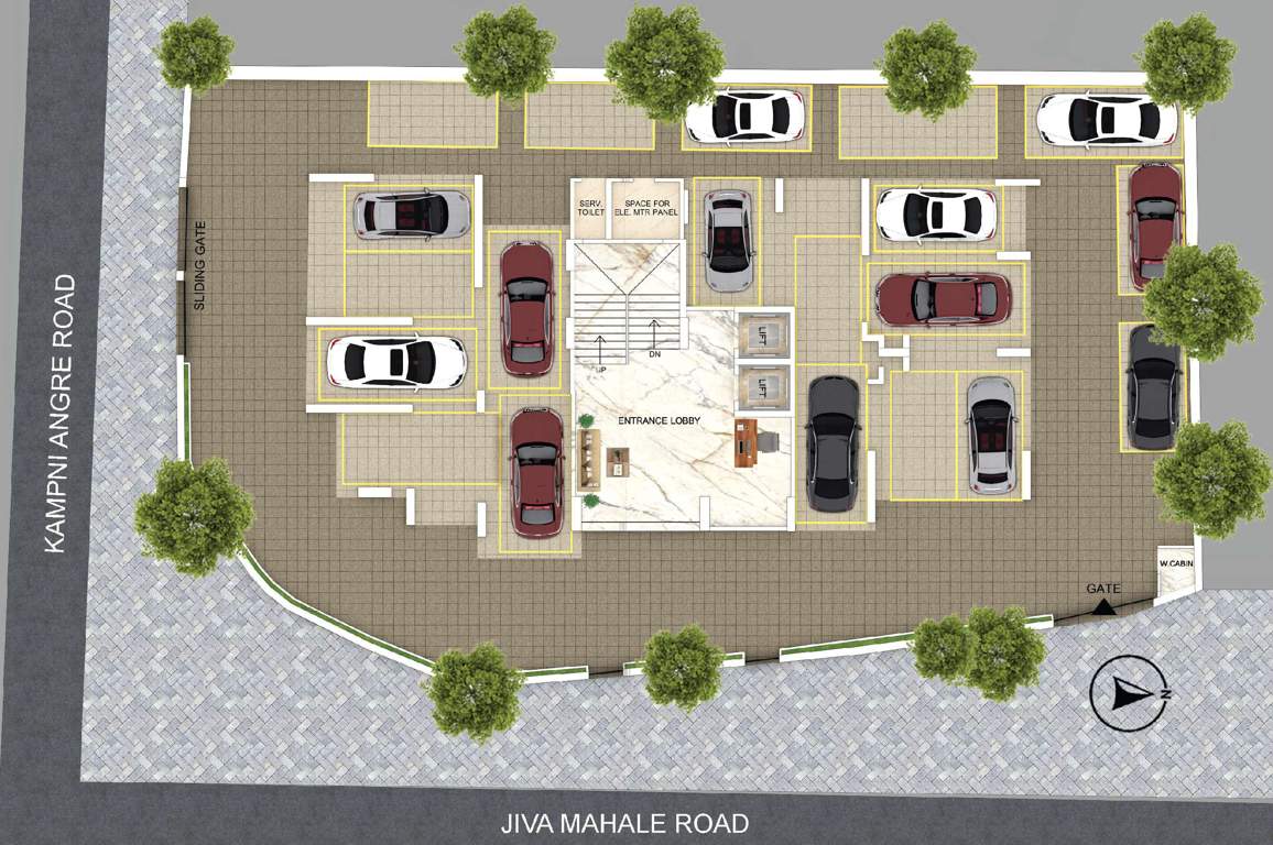  airbus Kamla Airbus Cluster Plan For Ground Floor