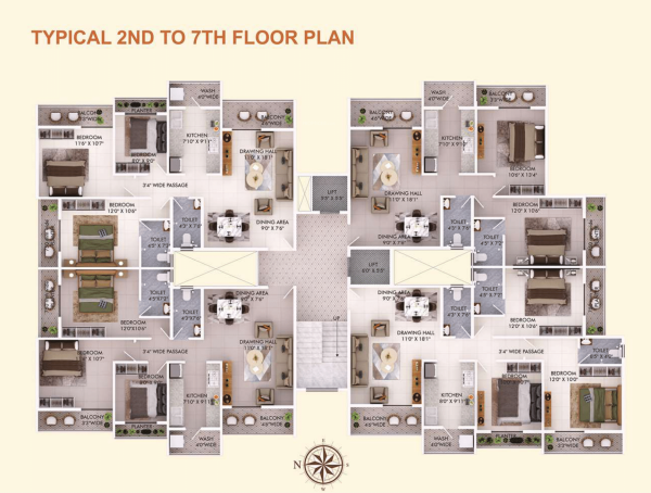  arsh-glory Arsh Glory Cluster Plan