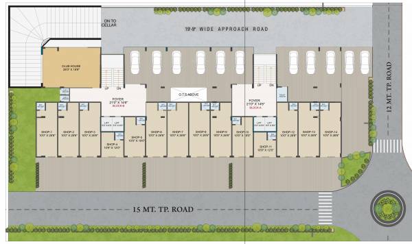  colin-harmony Block A & B Cluster Plan For Ground Floor