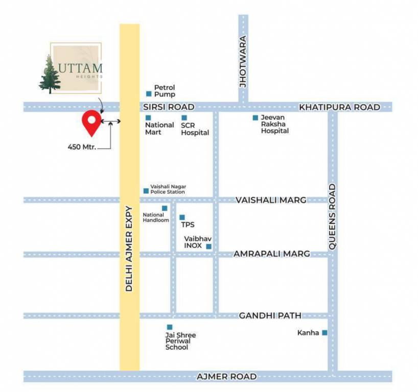  heights Location Plan