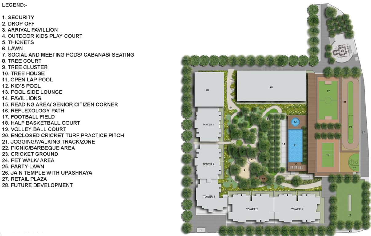  woods tower 7 Master Plan