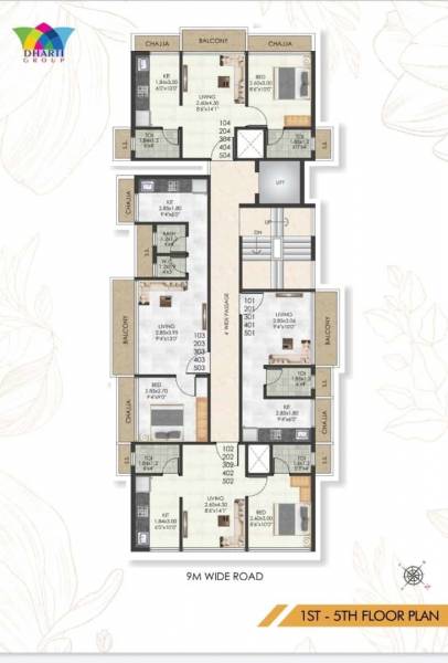  residency Dharti Residency Cluster Plan