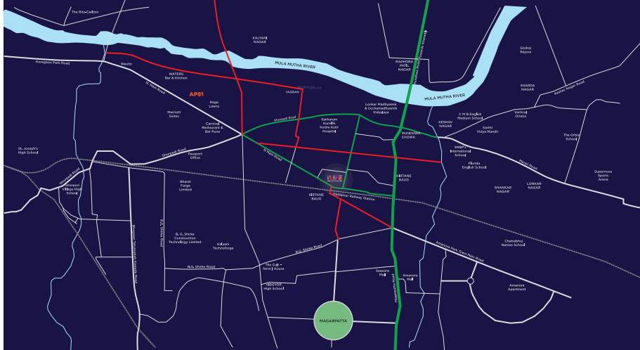  ilife mundhwa omega b wing Location Plan