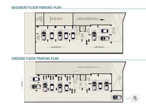  sk-paradise SK Paradise Basement and ground Cluster Plan