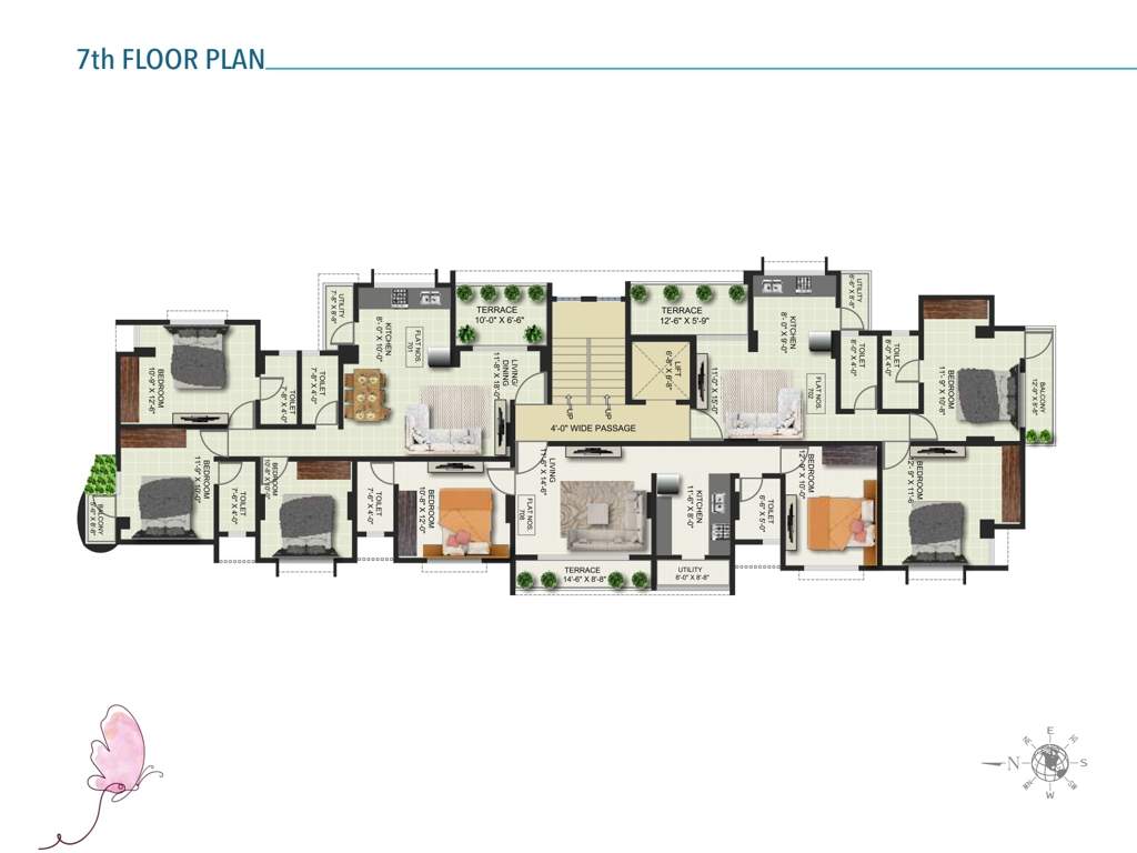  sk paradise SK Paradise Cluster Plan for 7th Floor