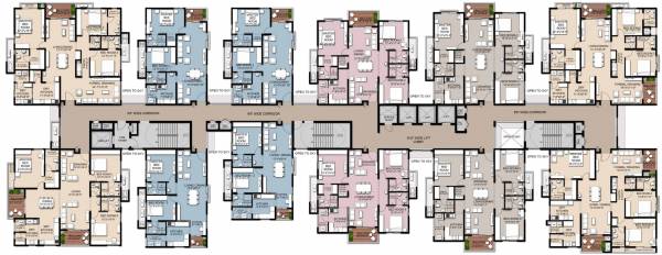  viva-city tower a Typical Cluster Plan