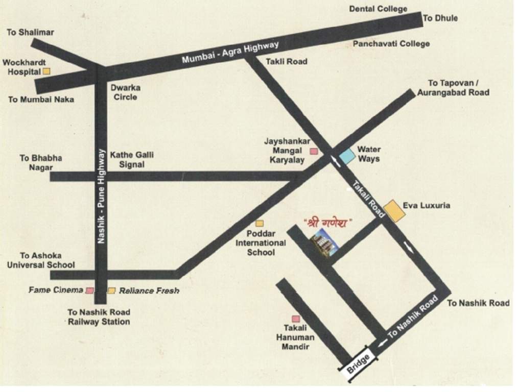  shree ganesh apartment Location Plan