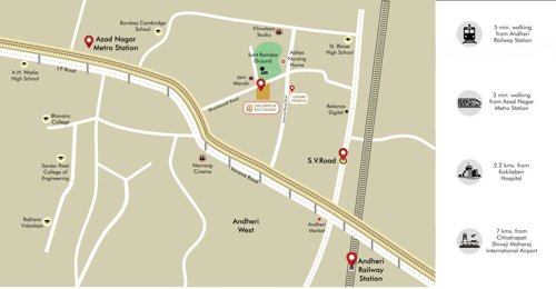  saujanya-rachanaa Location Plan