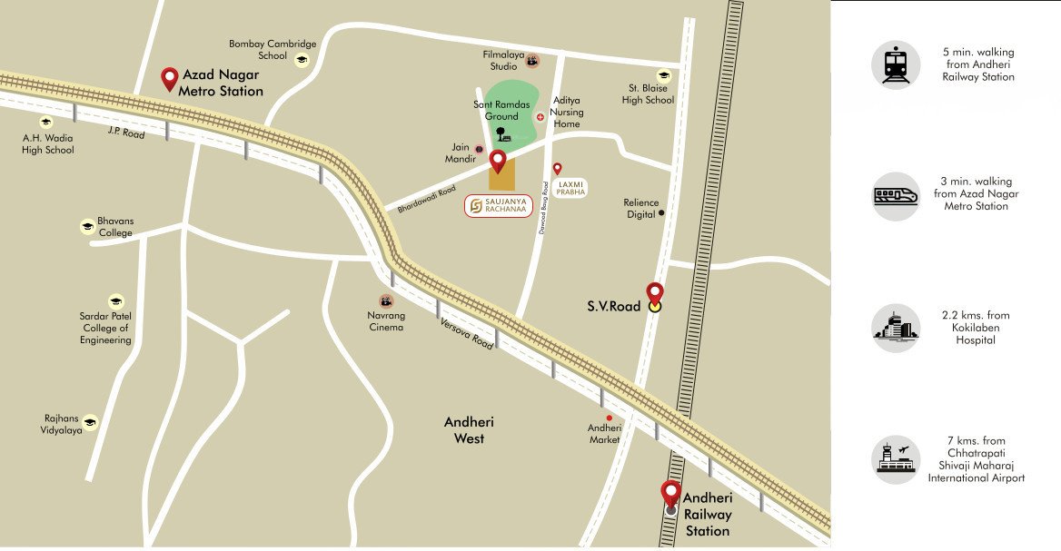  saujanya rachanaa Location Plan