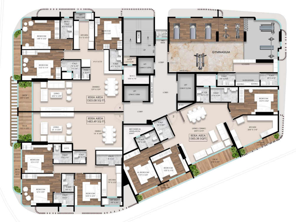  elenora Elenora Cluster Plan 4th floor