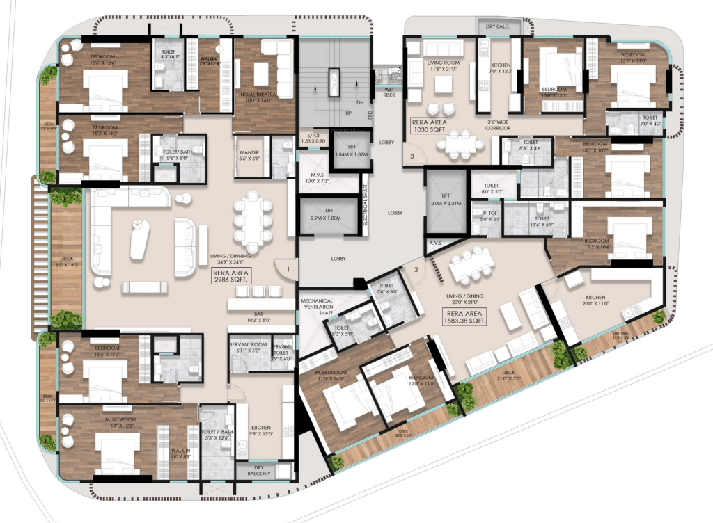  elenora Elenora Cluster Plan 8th floor
