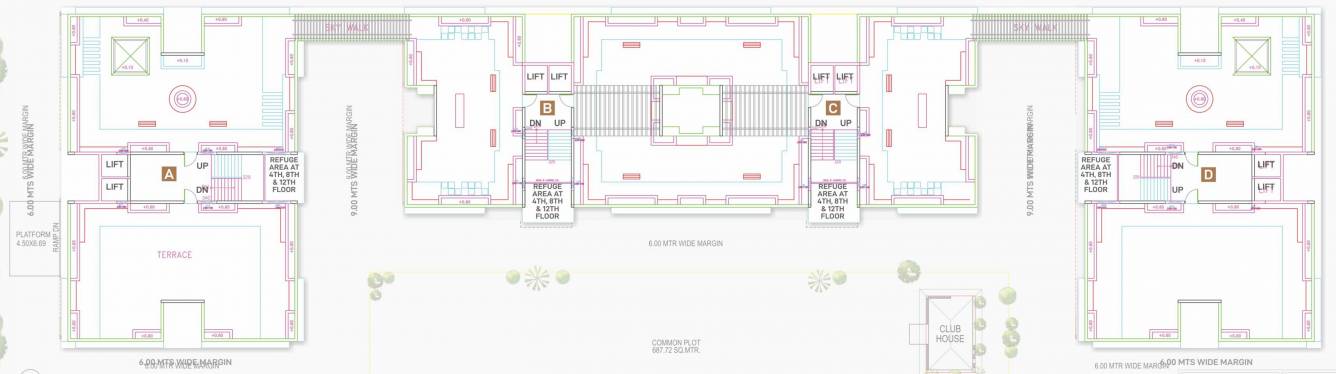  skycity A To D Terrace Cluster Plan