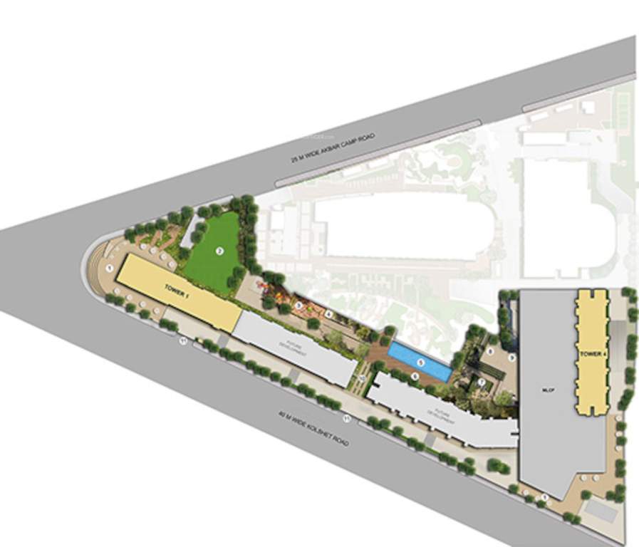  crown kolshet tower 3 Layout Plan