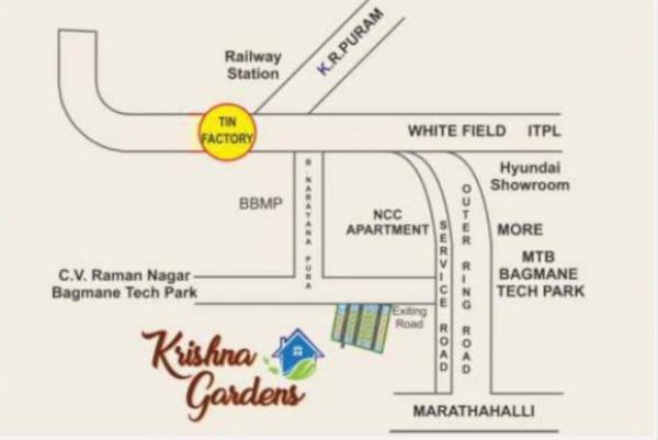  krishna-gardens Location Plan