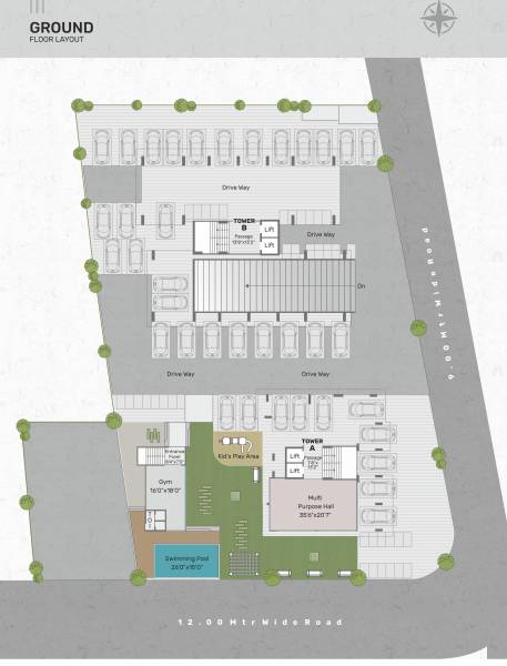  harmony Block A And B Cluster Plan For Ground Floor