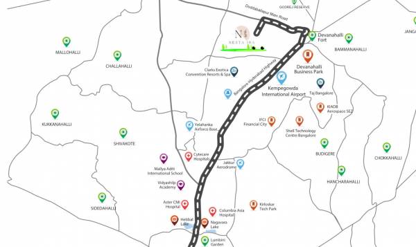  estates Location Plan