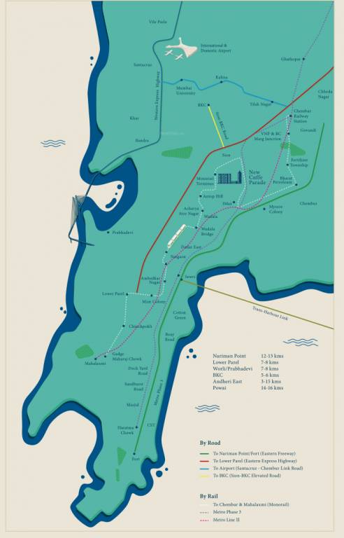  new cuffe parade tower 2 Location Plan